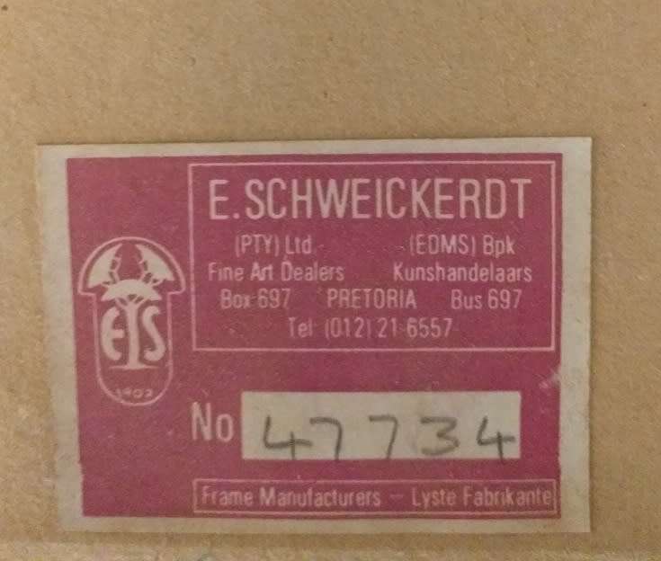 Oorspronklike Geraamde Foto van Generaal Coenraad F Beyers  (E Schweickerdt)