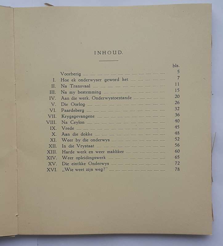 Bestendige Onbestendigheid (O van Oosterum) Krygsgevangene Ceylon