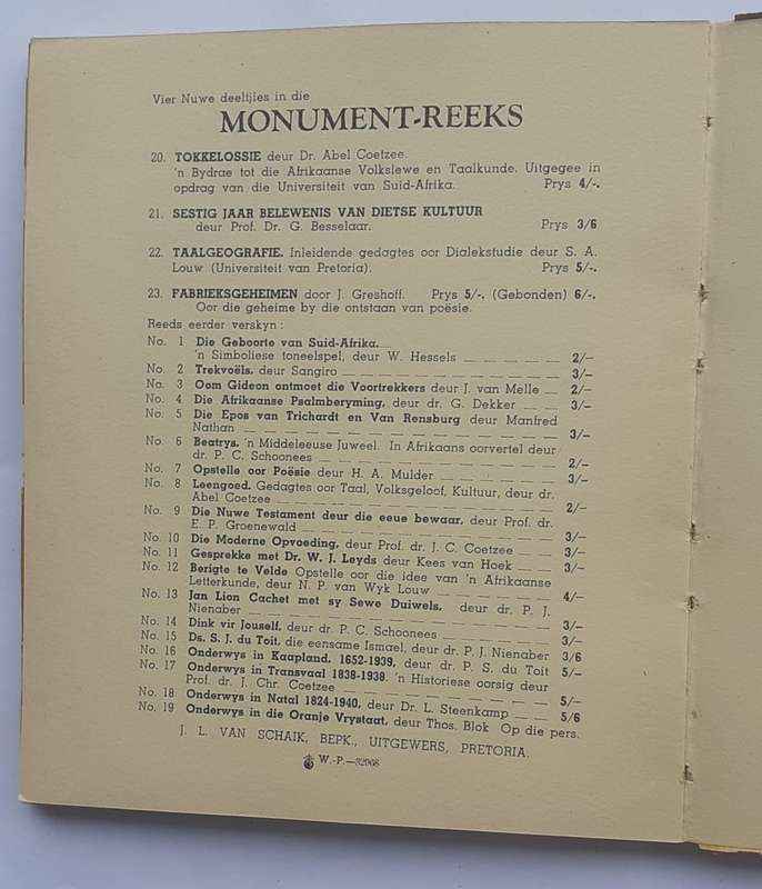 Bestendige Onbestendigheid (O van Oosterum) Krygsgevangene Ceylon