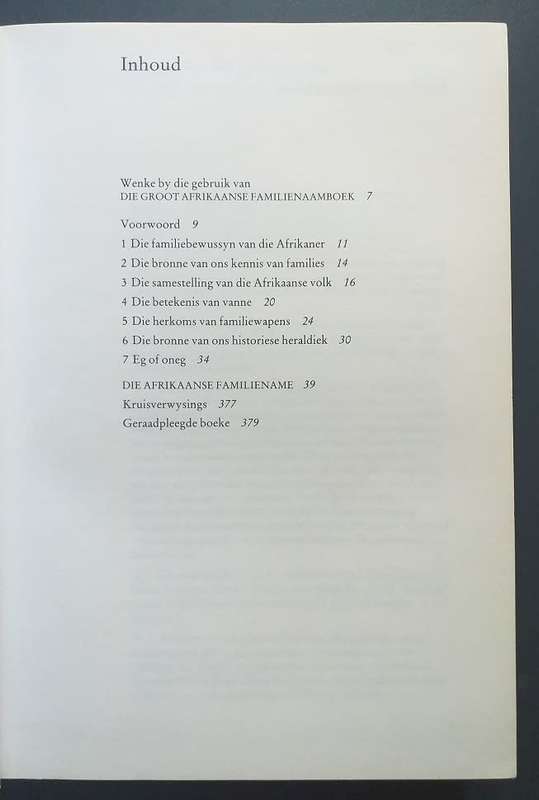 Die Groot Afrikaanse Familie Naamboek (Cor Pama)