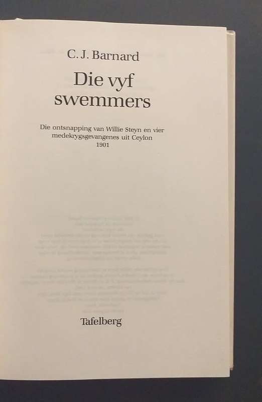 Die Vyf Swemmers - CJ Barnard