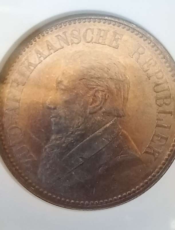 1897 ZAR NGC 2.5 Shilling MS63