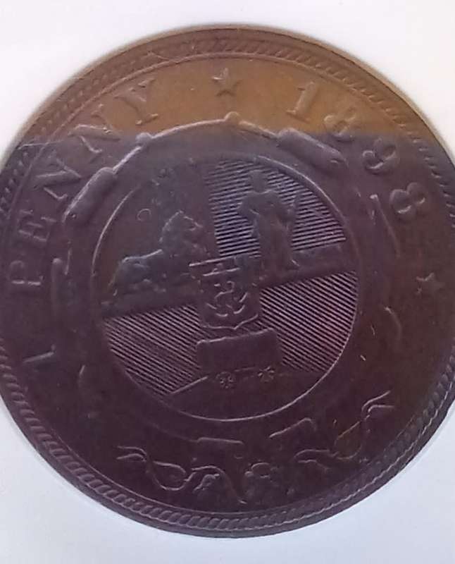 1898 ZAR NGC MS64 BN pennie penny