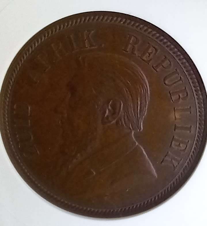 1892 ZAR Anacs MS63 BRN pennie penny