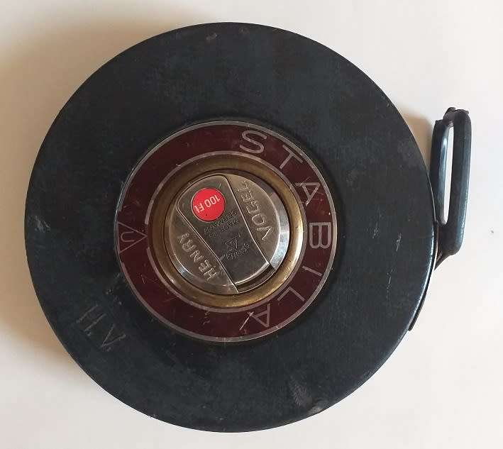 Antique measuring tape - Stabila Made in Germany marked in inches