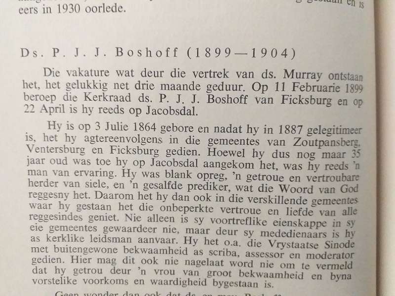 Eeufeesgedenkboek van die NG Gemeente Jacobsdal 1860-1960