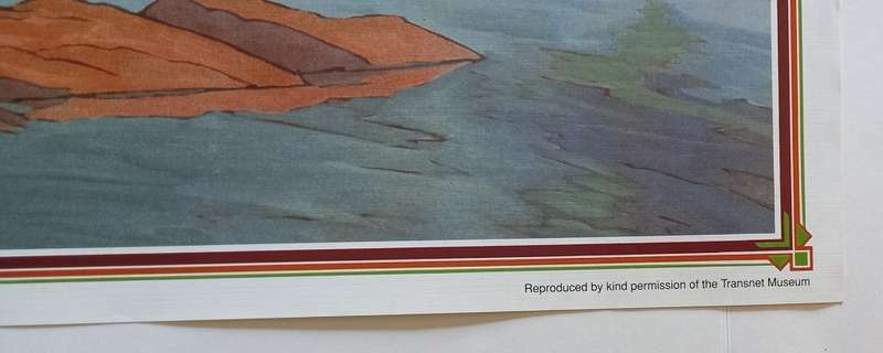 Pierneef Station Panel Stasiepaneel Print Afdruk - Vaalrivier Parys