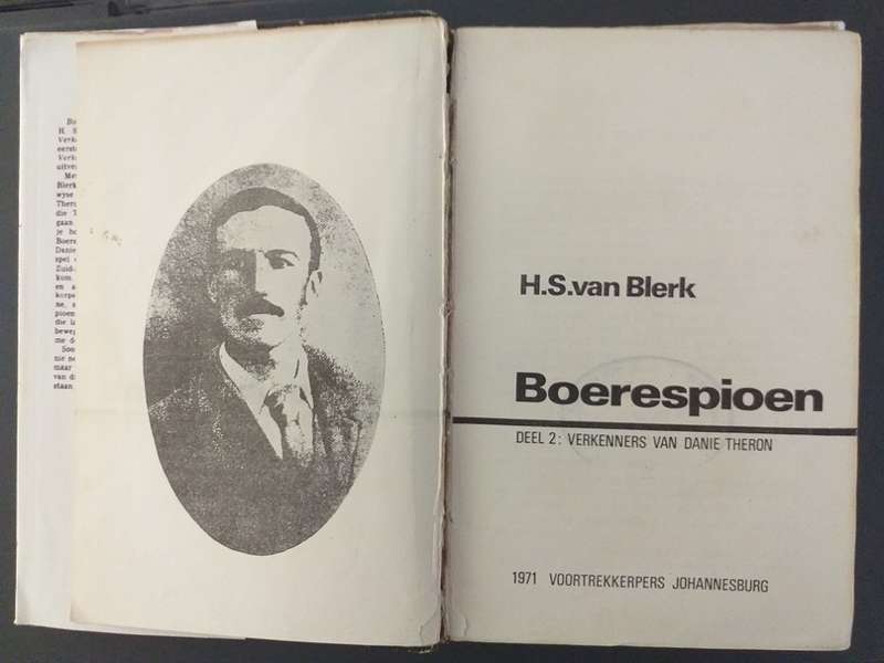 Boerespioen HS van Blerk (Deel 2 Verkenners van Danie Theron) *** LEESKOPIE ***