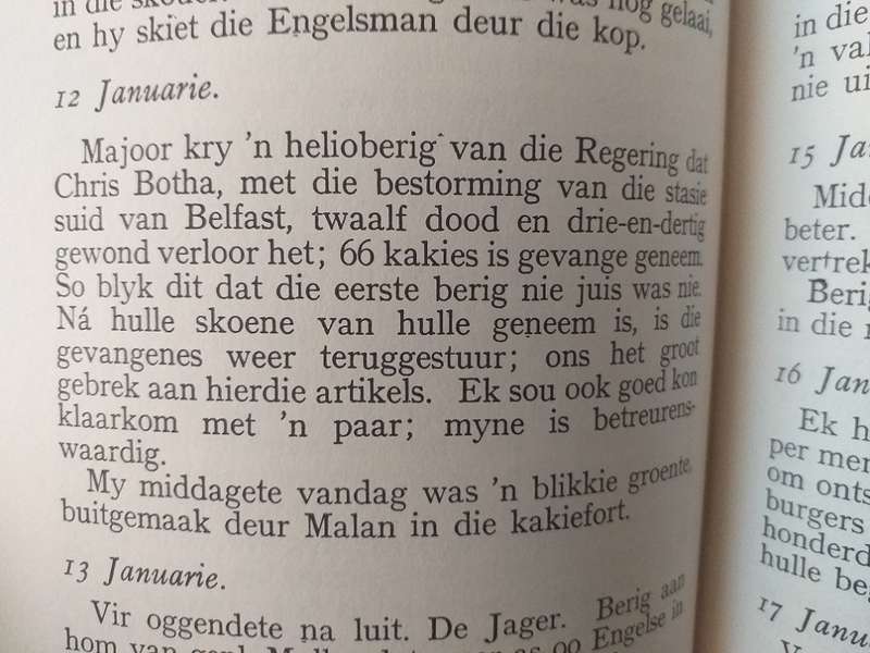 Oorlogsdagboek van `n Transvaalse burger te velde (inleiding en aantekeninge deur MER)