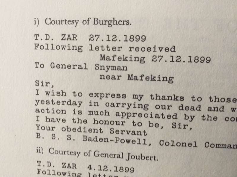 No charge for delivery (CWL de Souza) Anglo Boer War communication