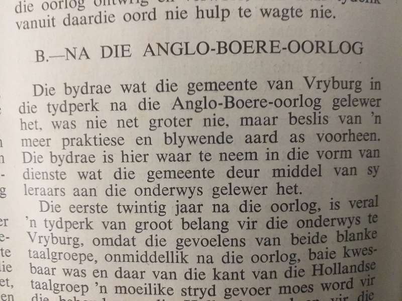 Driekwart Eeufeesbrosjure  Nederduitse Gereformeerde Gemeente Vryburg 1883-1953 (Ds CJP Bornman)