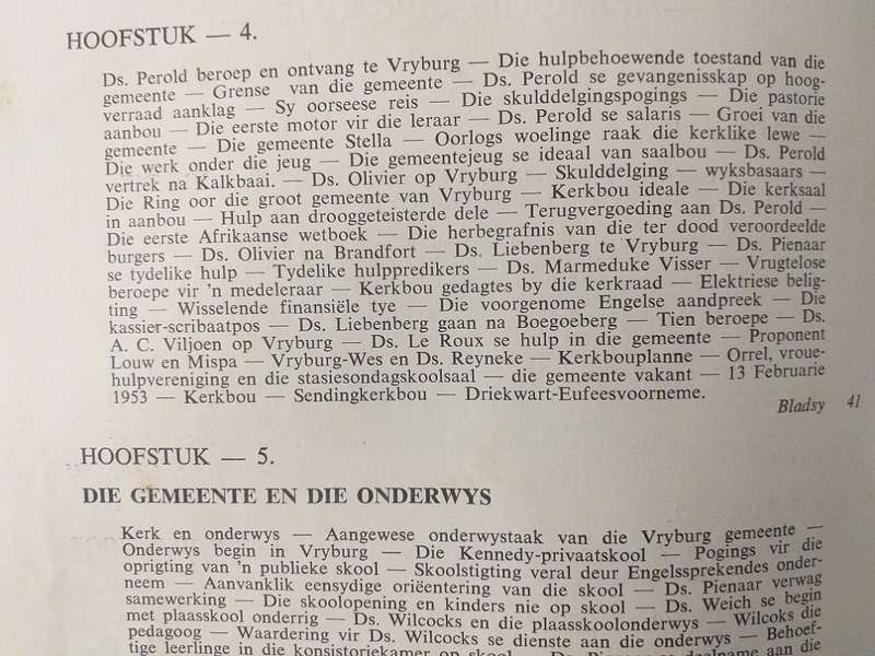 Driekwart Eeufeesbrosjure  Nederduitse Gereformeerde Gemeente Vryburg 1883-1953 (Ds CJP Bornman)