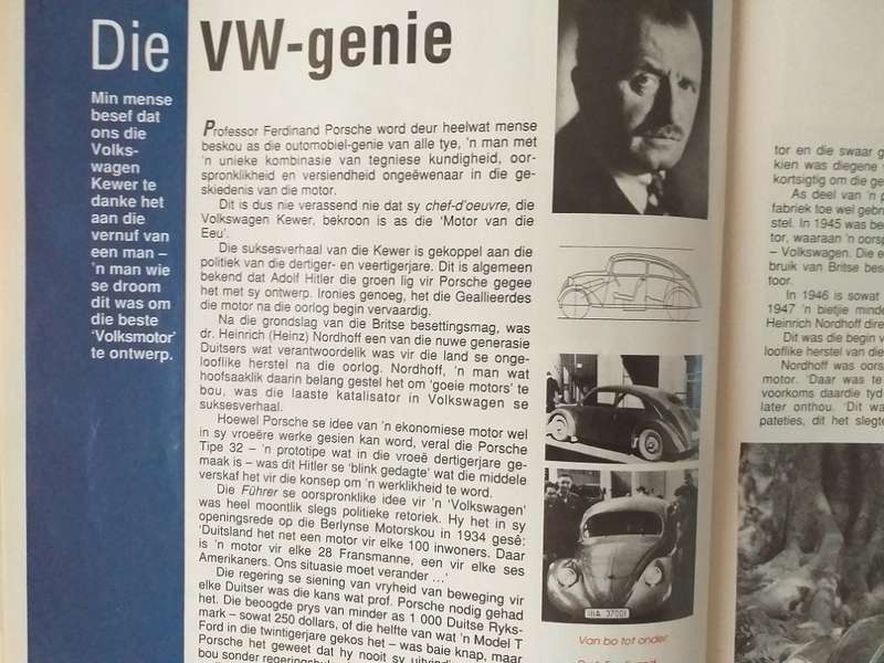 Die AA Motoris Motor van die Eeu Volkswagen Kewer (VW Beetle) (Aug 1991)