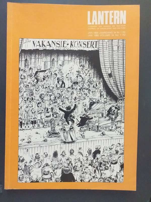 Lantern Tydskrif Magazine Jan 1985  vol 34 nr 1