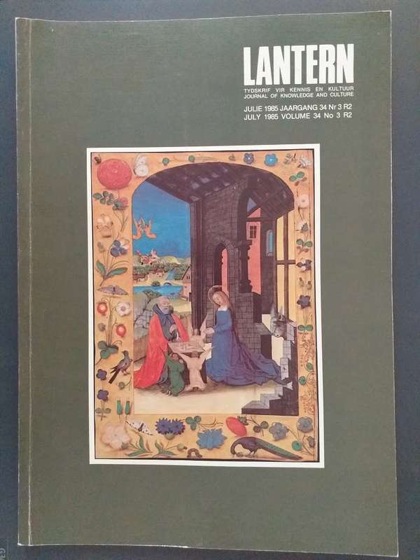 Lantern Tydskrif Magazine Jul 1985 vol 34 nr 3