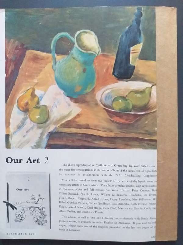 Lantern Tydskrif Magazine Jul- Sept 1961 vol 11 nr 1 Homes of the Trekboers