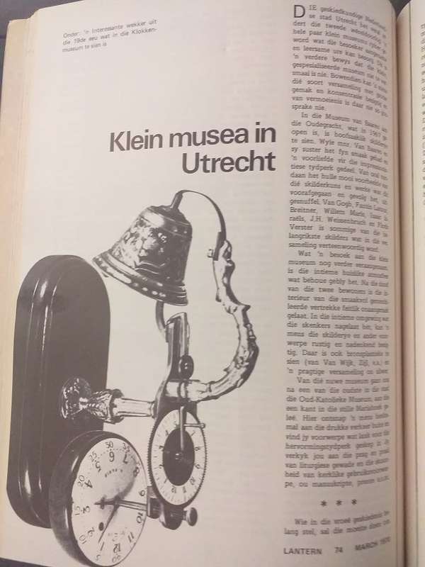 Lantern Tydskrif Magazine  Mrt 1970 vol XIX nr 3