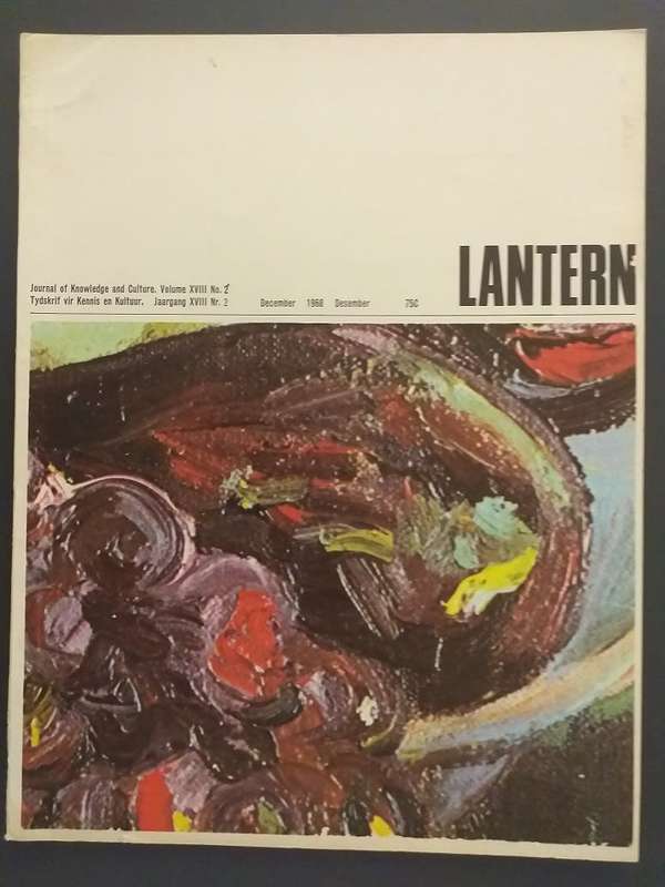 Lantern Tydskrif Magazine Des 1968 vol XVIII nr 2