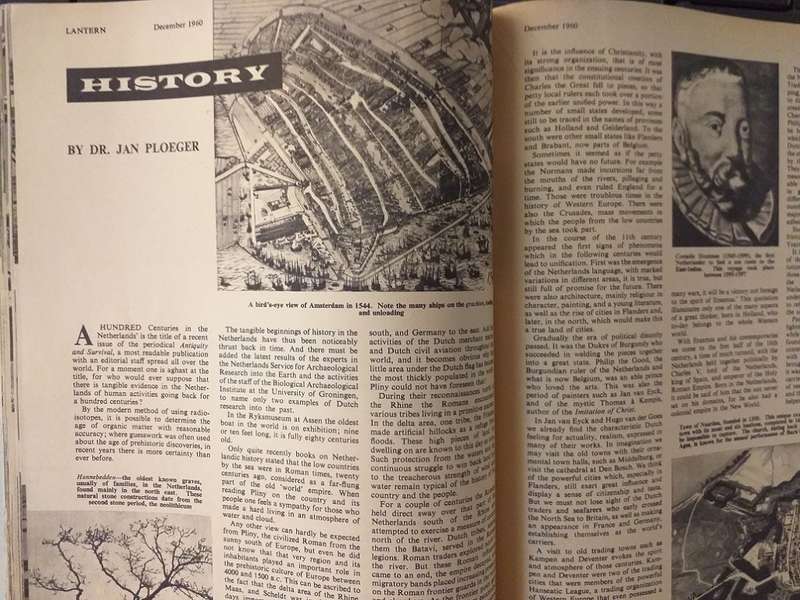Lantern Tydskrif Magazine Sep-Des 1960 vol 10 nr 2 Tema Nederland