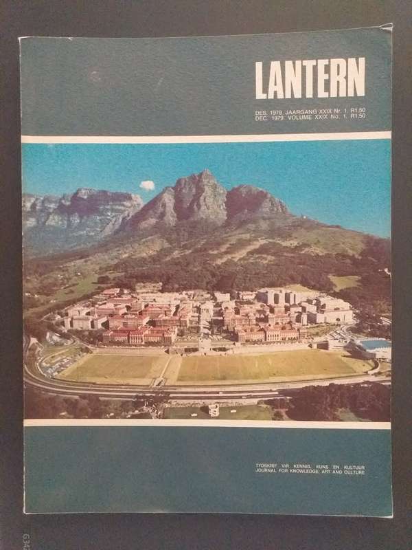Lantern Tydskrif Magazine Des 1979 vol XXIX nr 1