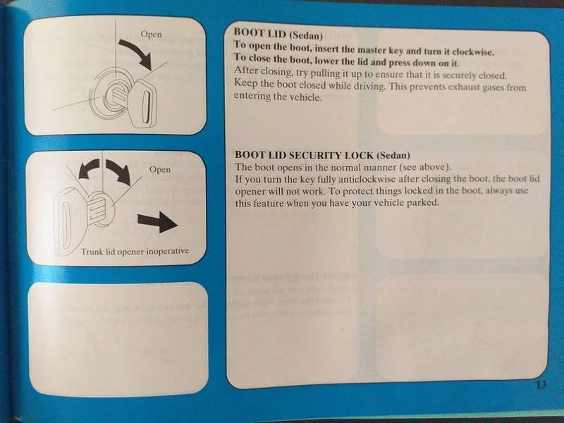 Toyota 130 Corolla Conquest Sprinter Owners Manual