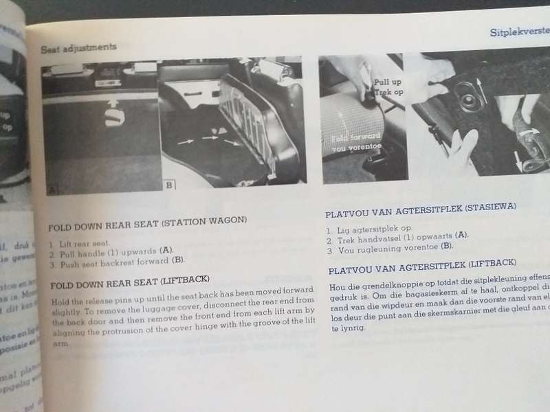 Toyota Corolla Owners Manual circa 1980s