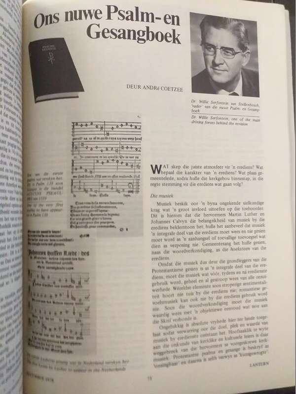 Lantern Tydskrif Magazine Des 1973 vol 18 nr 1