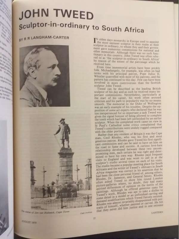 Lantern Tydskrif Magazine Aug 1979 vol 18 nr 3