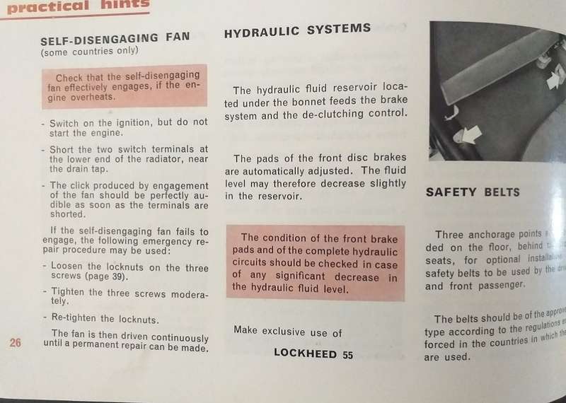 Peugeot 204 driving maintenance manual