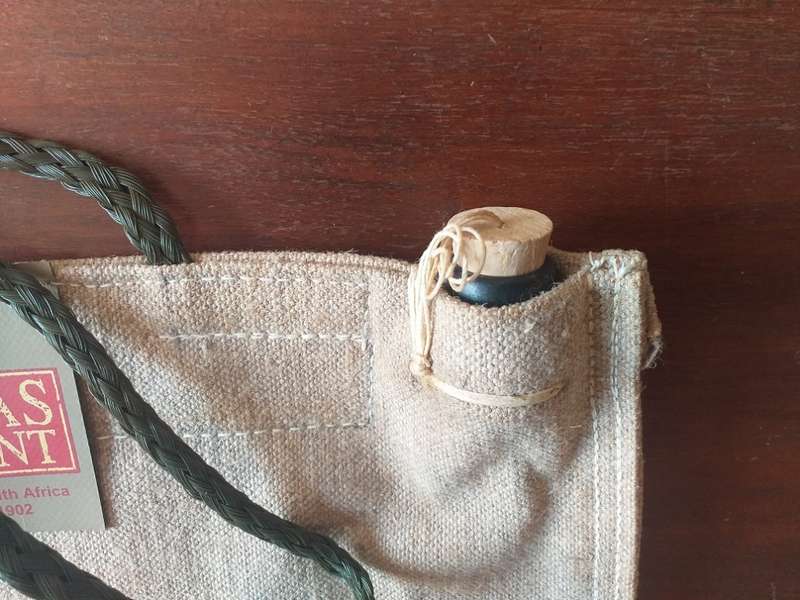 Springbok canvas water bag approx 5L to 10L