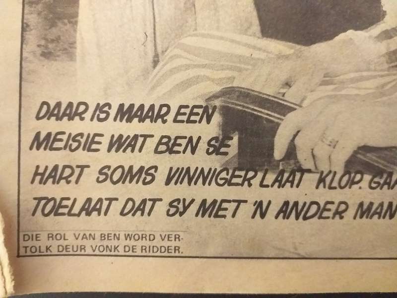 Ruiter in Swart nr 116 Foto verhaal Die noodlot jaag saam