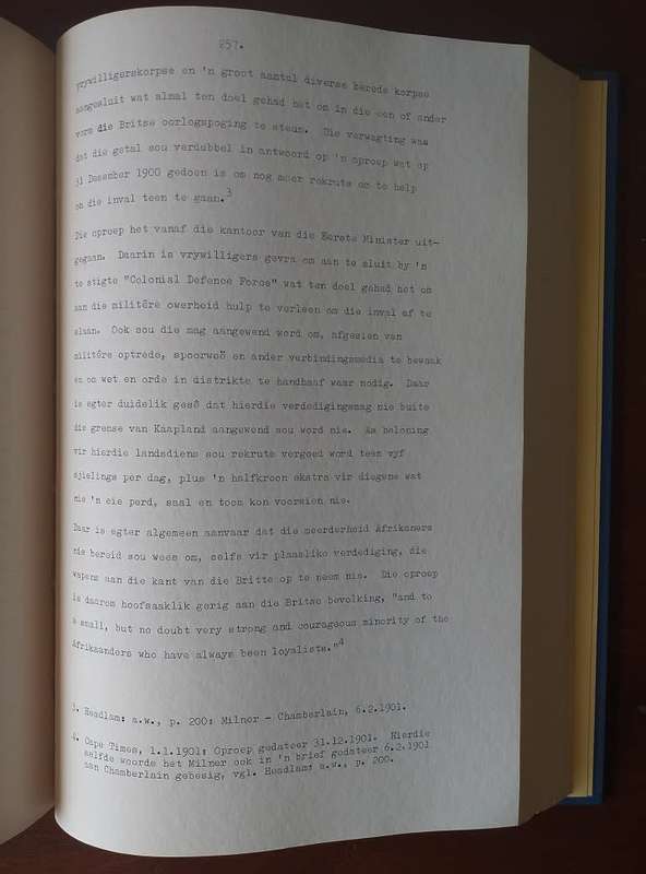Die Afrikaner in Kaapland 1899-1902 (JH Snyman) 1973 DLitt Proefskrif
