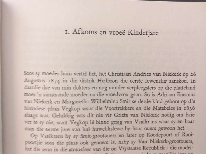 Maar een soos hy. Die lewe van Kommandant CA van Niekerk (HC Hopkins)