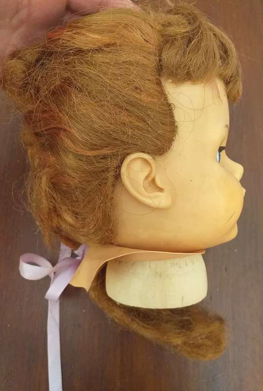 Antique doll head seems complete