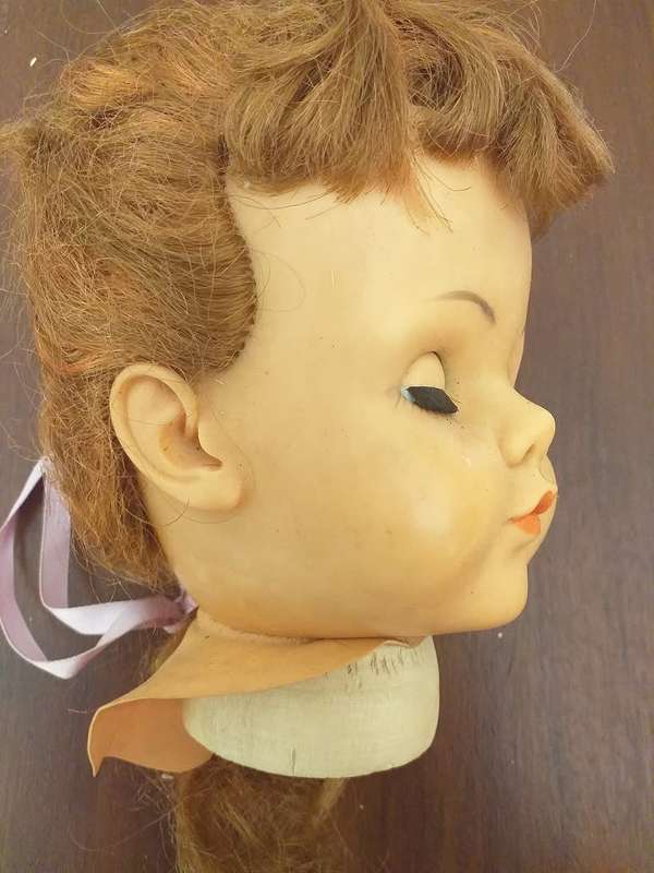 Antique doll head seems complete
