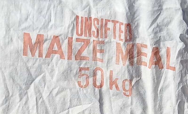 Mieliemeel sak Maize flour bag Welkom Milling Company OFS
