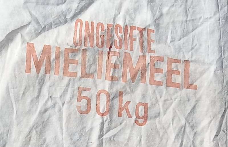 Mieliemeel sak Maize flour bag Welkom Milling Company OFS