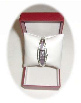 Last One - Ladies Petit Justin Pearl Lilac Face Crystal Watch with Austrian Crystals