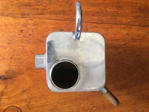 Art deco style chrome kettle for spares