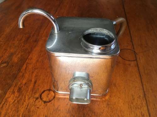 Art deco style chrome kettle for spares