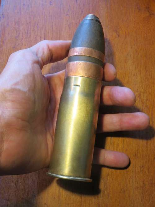 37mm Maxim-Nordenfelt "pom-pom" round - inert
