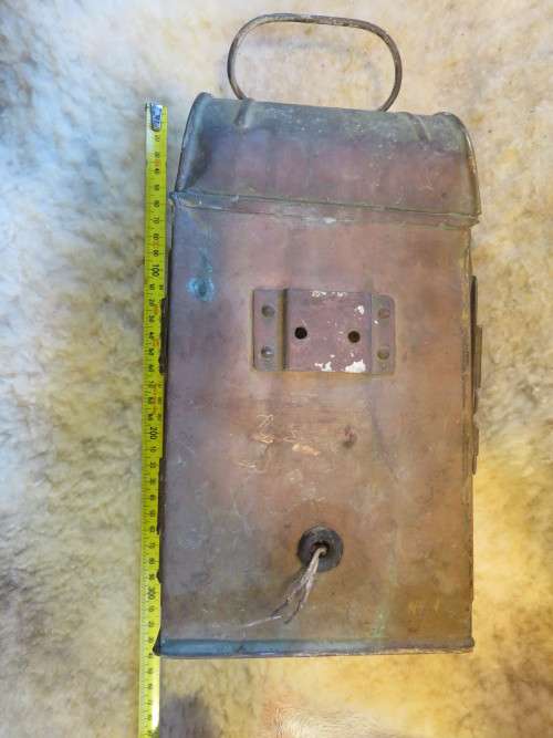 Brass wall lamp