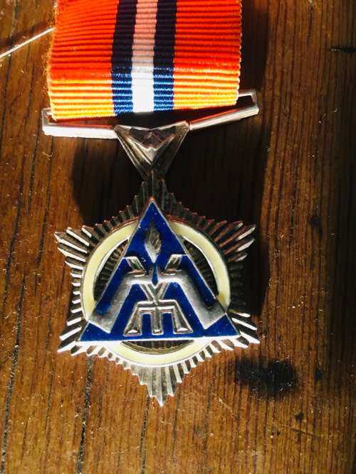 South African Police Star for Merit (Silver)