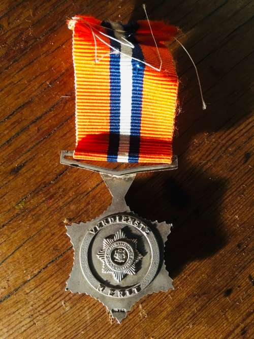South African Police Star for Merit (Silver)