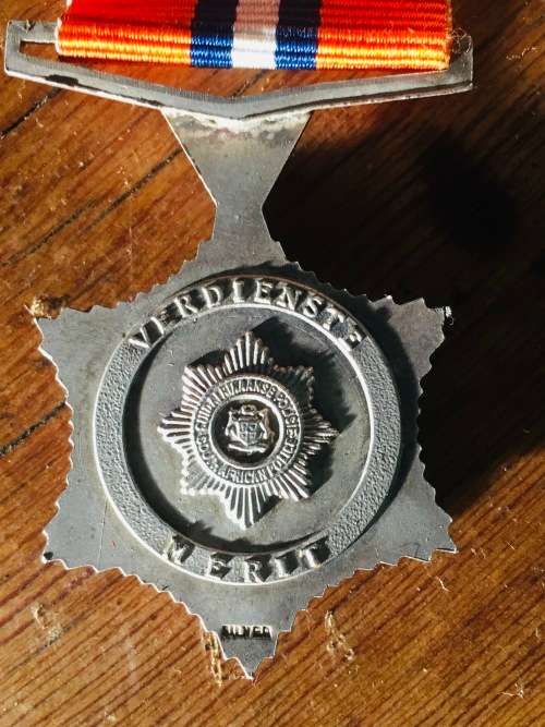 South African Police Star for Merit (Silver)