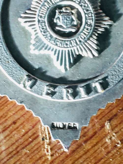 South African Police Star for Merit (Silver)