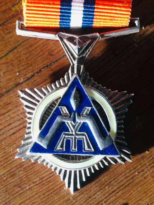 South African Police Star for Merit (Silver)