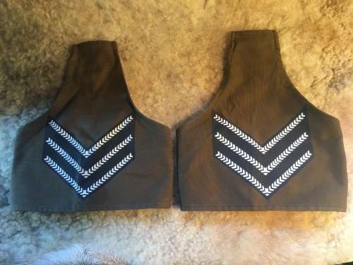 SA Army sergeant rank sleeve cover pair