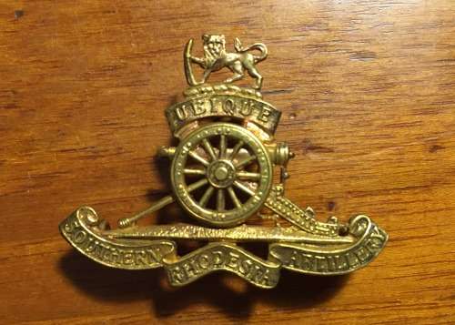 Southern Rhodesia artillery beret badge