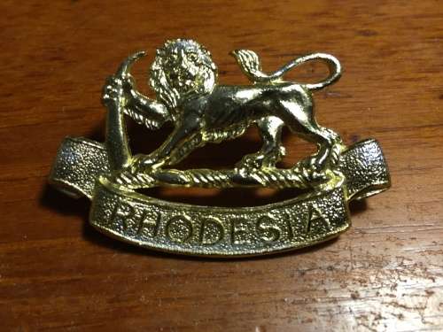 Rhodesia general service cap badge